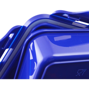 Ланч-бокс Yes Oxford, 380 мл, синий (706839) - Pampik - 3