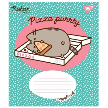 Зошит загальний Yes Pusheen, А5, в клітинку, 12 аркушів (766275) - Pampik - 5