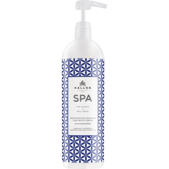 Крем-гель для душа Kallos Cosmetics SPA увлажняющий с экстрактом морских водорослей, 1 л - Pampik