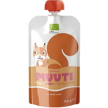 Пюре Muuti Манго, морква и обліпиха,110 г - Pampik