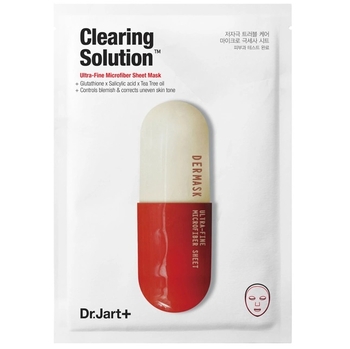 Маска для лица очищающая Dr.Jart+ Dermask Micro Jet Clearing Solution, 27 г - Pampik