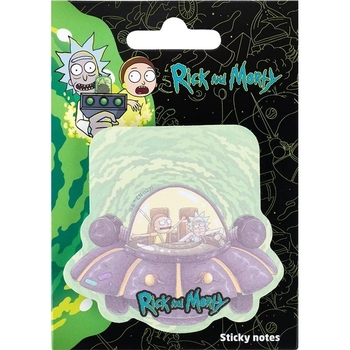 Блок паперу з клейким шаром Kite Rick and Morty 70х70 мм 50 аркушів (RM23-298-1) - Pampik