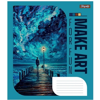 Тетрадь общая 1 Вересня Make Art, A5, в клеточку, 96 листов - Pampik - 3