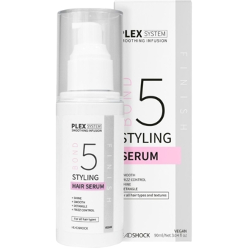 Сыворотка для укладки волос №5 Headshock Plex System Styling Hair Serum 90 мл - Pampik
