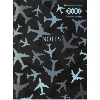 Блокнот ZiBi Bright Kids Line А-5 у клітинку 32 аркуші графітовий (ZB.12765-50) - Pampik