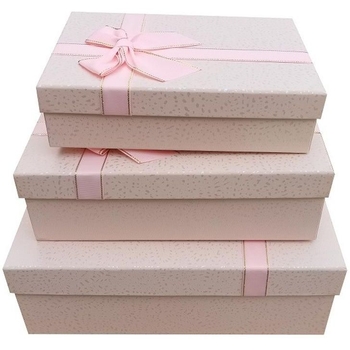 Набір подарункових коробок UFO 3 шт. рожевий (m1340-0506 Набір 3 шт PINK прям.) - Pampik