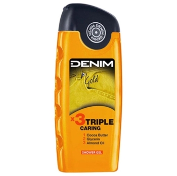 Гель для душа Denim Gold Тройной уход, 250 мл - Pampik