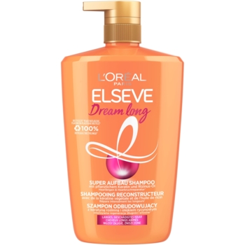 Відновлювальний шампунь L’Oreal Paris Elseve Dream Long для довгого і пошкодженого волосся,1 л - Pampik