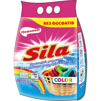 Стиральный порошок Sila Color 3 кг - Pampik