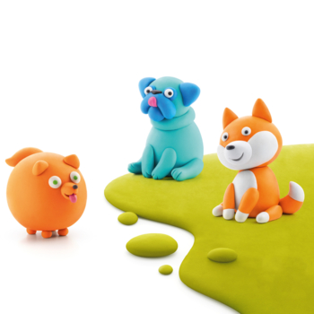 Набор пластилина Липака Собачьи истории: шпиц, мопс, шиба-ину (60047-UA01) - Pampik - 4