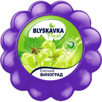 Гелевый освежитель Blyskavka Fresh Элитный виноград, 1 шт. - Pampik