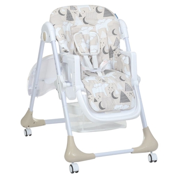 Стульчик для кормления Bambi M 3233 Mommy Bear Beige, бежевый (24225) - Pampik - 3