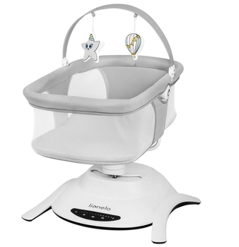 Качалка-ліжко Lionelo Bella Set Grey Concrete, сірий - Pampik