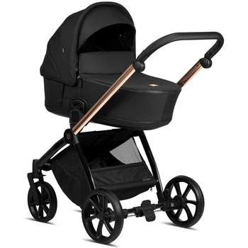 Коляска Tutis Mio Plus Thermo Black Edition Rose Gold, универсальная 2 в 1, черная (1352292) - Pampik - 5