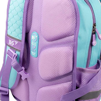 Рюкзак Yes S-72 Mermaid, сиреневый с бирюзовым (554625) - Pampik - 5