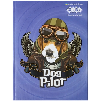 Блокнот ZiBi Patriot Animals Kids Line А-6 у клітинку 64 аркуші синій (ZB.12752-02) - Pampik