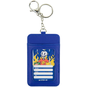 Бейдж Kite с карабином синий (K22-297-01) - Pampik