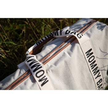 Сумка Childhome Mommy bag Signature - Canvas White, белый (CWMBBSCOW) - Pampik - 25