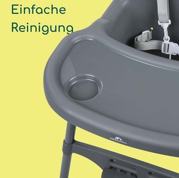Стільчик для годування Bebe Confort Meely, темно-сірий, (2712551210) - Pampik - 4
