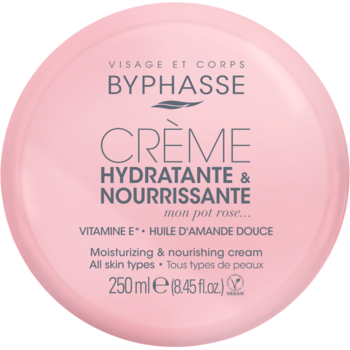 Крем для лица и тела Byphasse, питание и увлажнение, 250 мл - Pampik