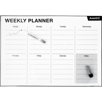 Планер настінний Axent на тиждень А3 (9620-A) - Pampik