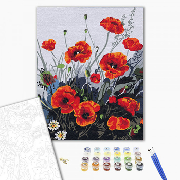 Картина по номерам ArtCraft Красочные маки 40x50 см (13105-AC) - Pampik - 3