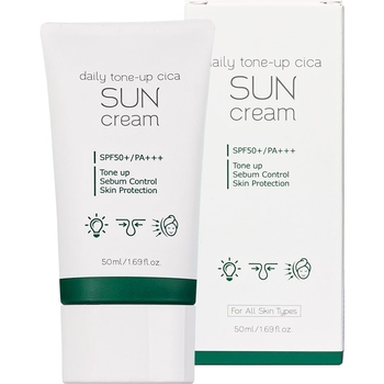 Солнцезащитный крем для лица Prreti Daily Tone-Up SPF 50+ PA+++, 50 мл - Pampik