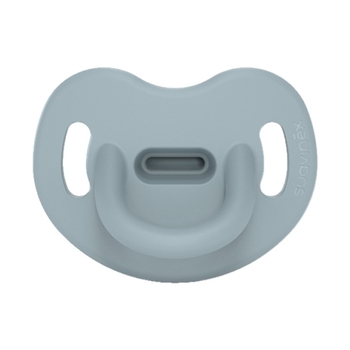 Пустушка силіконова Suavinex Colour Essence, анатомічна, 0-6 міс., синя (308085) - Pampik