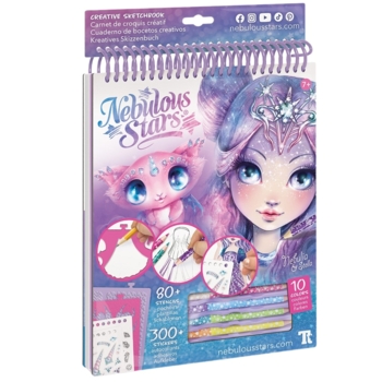Набор для творчества Nebulous Stars Скетчбук: Небулия, мотивы космоса (11101) - Pampik