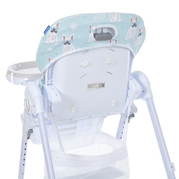 Стульчик для кормления Bambi M 3233 Puppy Boy Beige, бежевый с голубым (25790) - Pampik - 5