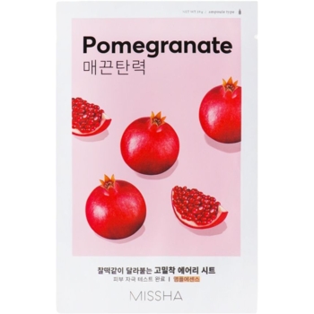 Тканинна маска Missha Airy Fit Sheet Mask Pomegranate, з екстрактом граната, 19 г - Pampik