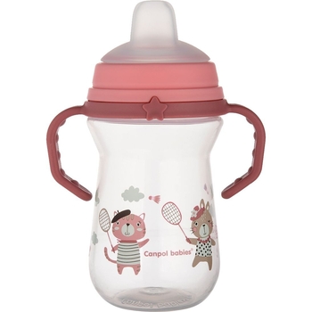 Кружка тренувальна Canpol babies First Cup Bonjour Paris, 250 мл, рожевий (56/613_pin) - Pampik - 5