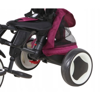 Дитячий складний триколісний велосипед Qplay Rito + Eva Purple, фіолетовий (S380-8Purple) - Pampik - 5