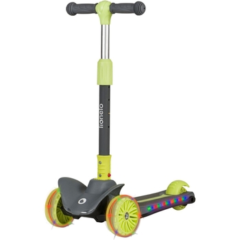 Самокат Lionelo Timmy Green Lime, серо-зеленый - Pampik