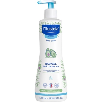 Піна для ванної Mustela Babygel Bubble Bath 750 мл - Pampik