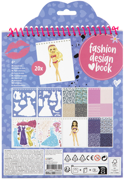 Книга модельєра Besties, 20 аркушів, синя (961004) - Pampik - 2