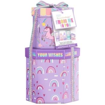 Набір Baylis & Harding Beauticology: Гель для душу + Крем для душу + Лосьйон для тіла + Крем для рук + Сіль для ванни + Мочалка - Pampik