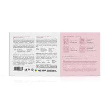 Антицелюлітне бандажне обгортання Joko Blend Hot Fat Burning зігрівальне 2 шт. х 200 мл - Pampik - 3