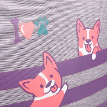 Рюкзак каркасний Yes H-12 Corgi, сиреневый с серым (559020) - Pampik - 10