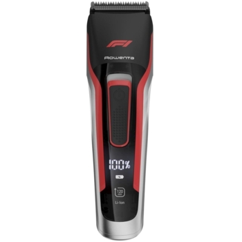 Машинка для підстригання волосся Rowenta Formula 1, сіро-червона (TN524MF0) - Pampik