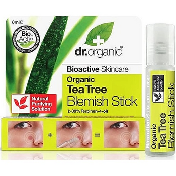 Органический карандаш против пятен с чайным деревом Dr. Organic Tea Tree Blemish Stick Stops In Their Tracks, 8 мл - Pampik