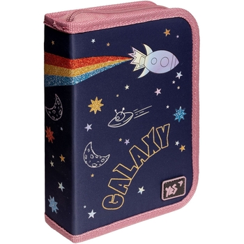 Пенал жесткий Yes HP-04 Cosmos, 13х21х4 см, синий (533122) - Pampik