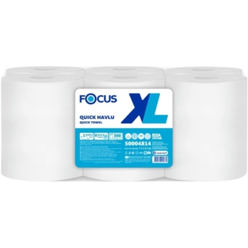 Паперові рушники Focus XL Quick 200 Autocut одношарові 6 рулонів - Pampik