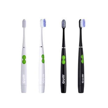 Електрична зубна щітка GUM Sonic Daily, біла - Pampik - 3