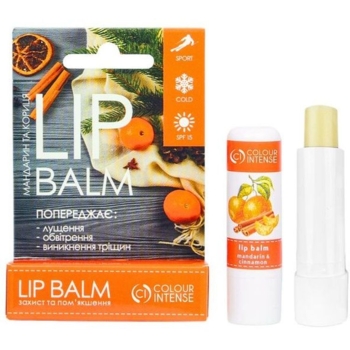 Бальзам для губ Colour Intense Protective Lip Balm Мандарин и корица, 5 г - Pampik