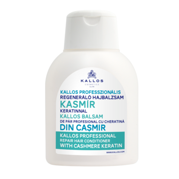 Кондиционер для волос Kallos Profesional Repair Hair Conditioner With Cashmere Keratin для профессионального восстановления 1 л - Pampik