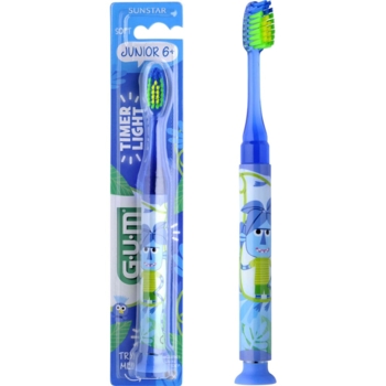 Зубна щітка GUM Junior Monster Light-Up, м'яка - Pampik - 2