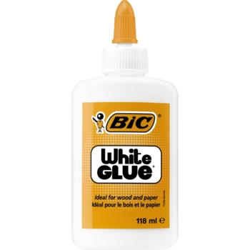 Клей ПВА BIC White Glue 118 мл (9192583) - Pampik