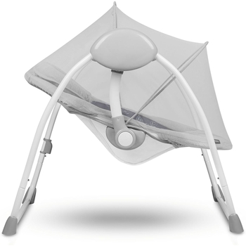 Кресло-качалка Lionelo Ruben Grey Graphite с игровой дугой, серое (LO-RUBEN RUBEN GREY GRAPHITE) - Pampik - 5