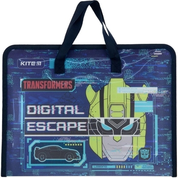 Папка-портфель Kite Transformers на молнии A4 (TF22-202) - Pampik